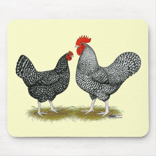 Marans: Cuckoo Pair Mousepad (Vorne)