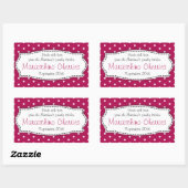 Maraschino Kirschen roter Aufkleber (Blatt)