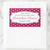 Maraschino Kirschen roter Aufkleber (Tasche)