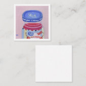 Maraschino Mitteilungskarte (Vorne/Hinten)