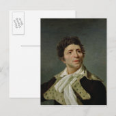 Marat-Portrait 1793 Postkarte (Vorne/Hinten)