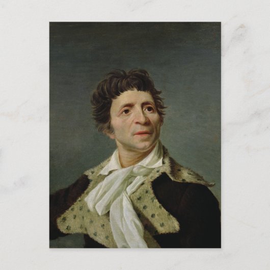 Marat-Portrait 1793 Postkarte (Vorderseite)