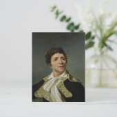 Marat-Portrait 1793 Postkarte (Stehend Vorderseite)
