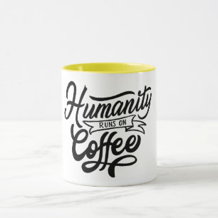 Marathi läuft auf Kaffee Tasse