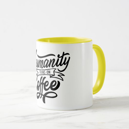 Marathi läuft auf Kaffee Tasse (VorderseiteRechts)