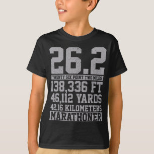 Marathon - 26,2 Meilen Running Runner Geschenk T-Shirt