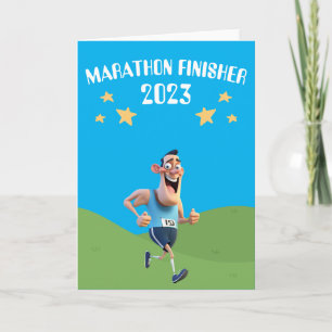 Marathon-Abschlusskarte Karte