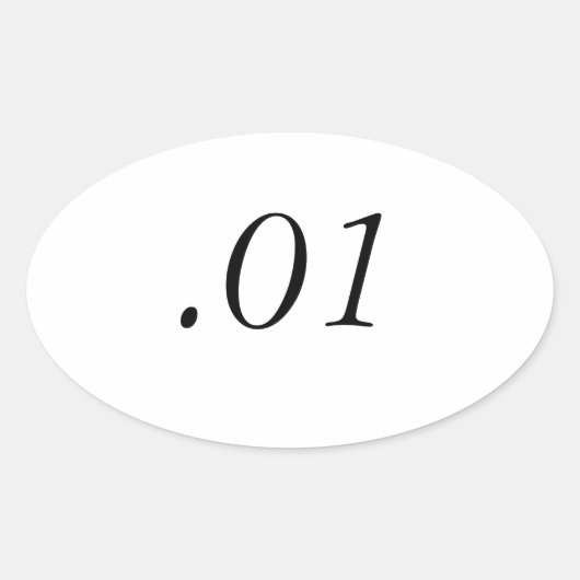 Marathon-Aufkleber Ovaler Aufkleber (Vorderseite)