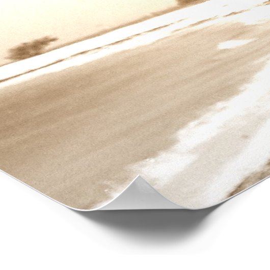 Marathon Beach Poster (Ecke)