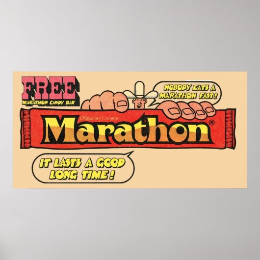 Marathon Candy Bar Poster (Vorne)