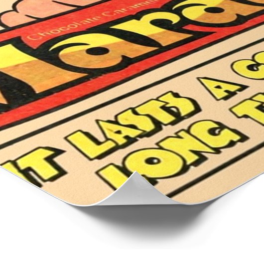 Marathon Candy Bar Poster (Ecke)