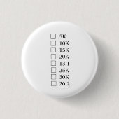 "Marathon-Checklisten-" Knopf Button (Vorderseite)