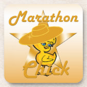 Marathon Chick #10 Untersetzer (Vorderseite)