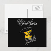 Marathon Chick #4 Postkarte (Vorne/Hinten)