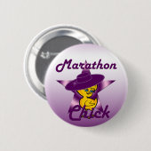 Marathon Chick #9 Button (Vorne & Hinten)