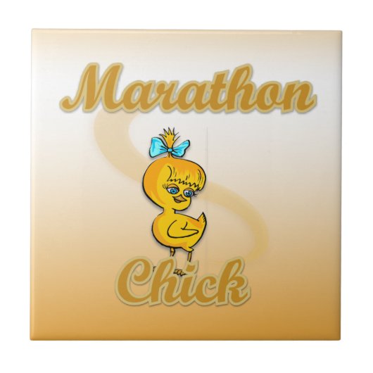 Marathon Chick Fliese (Vorderseite)
