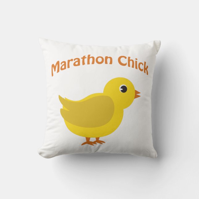 Marathon Chick Kissen (Vorderseite)