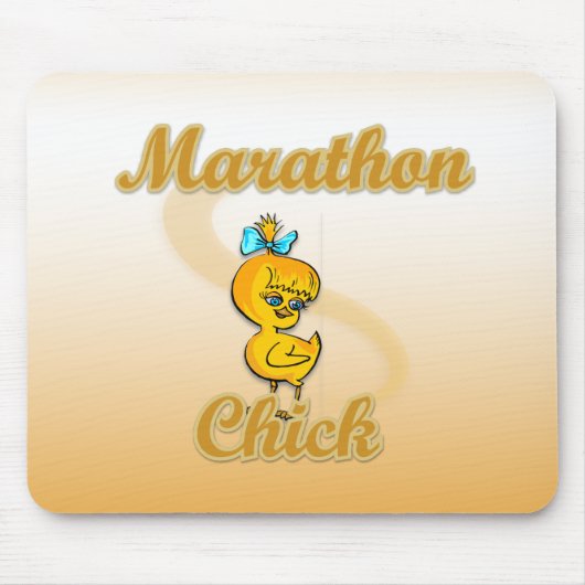 Marathon Chick Mousepad (Vorne)