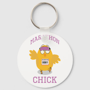 Marathon Chick Schlüsselanhänger