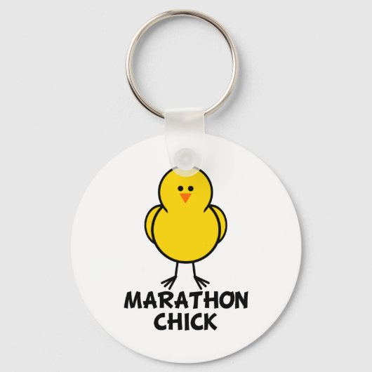 Marathon Chick Schlüsselanhänger (Vorderseite)