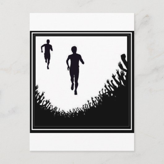 MARATHON CROWD POSTKARTE (Vorderseite)