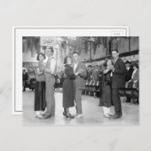 Marathon Dancers, 1923 Postkarte (Vorne/Hinten)