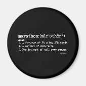 Marathon Definition Magnet (Vorne)