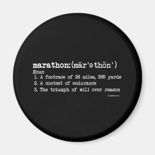 Marathon Definition Magnet