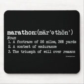 Marathon-Definition Mousepad (Vorne)
