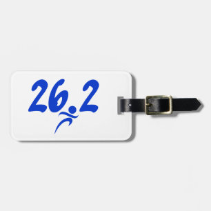 Marathon des Blaus 26,2 Gepäckanhänger