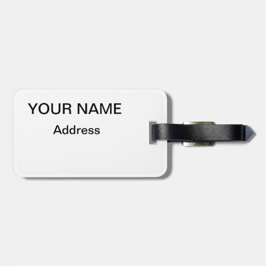 Marathon des Rotes 26,2 Gepäckanhänger (Rückseite horizontal)