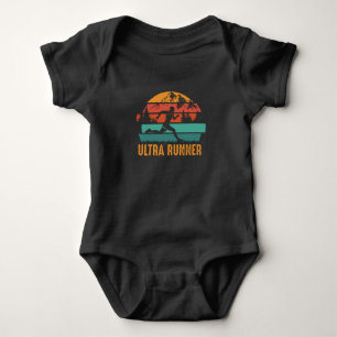 Marathon-Design für Rennfahrer und Jogger Baby Strampler