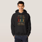 Marathon-Design für Rennfahrer und Jogger Hoodie (Vorne ganz)