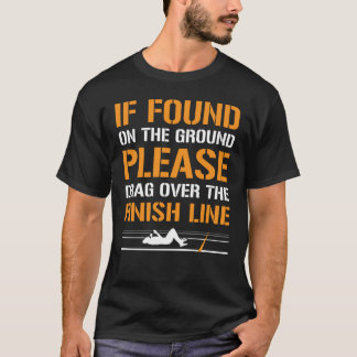 Marathon-Design für Rennfahrer und Jogger T-Shirt