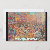 Marathon-Du bist eingeladen! Einladung (Vorderseite)