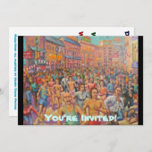 Marathon-Du bist eingeladen! Einladung (Vorne/Hinten)