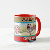 Marathon Fabled Coffee Label Tasse (VorderseiteRechts)