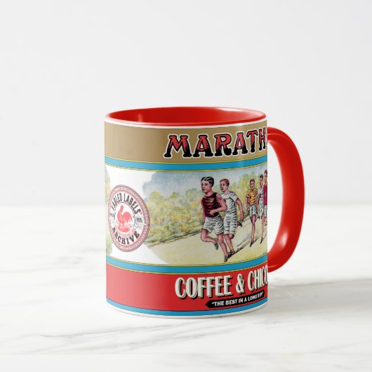 Marathon Fabled Coffee Label Tasse (VorderseiteRechts)