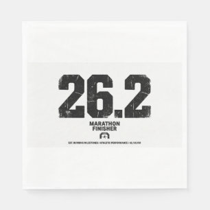 Marathon-Finisher 26,2 Meilen Running-Geschenk Serviette