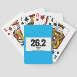 Marathon-Finisher 26,2 Meilen Running-Geschenk Spielkarten
