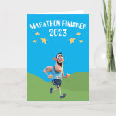 Marathon Finisher Card Karte (Vorderseite)