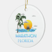 Marathon Florida Keramik Ornament (Links)