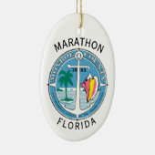Marathon - Florida Keys Keramik Ornament (Rechts)