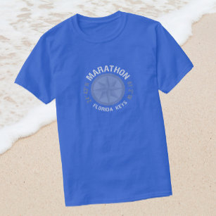 Marathon Florida Keys nautischer Breitengrad Länge T-Shirt