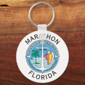 Marathon - Florida Keys Schlüsselanhänger (Vorderseite)