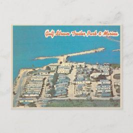 Marathon Florida Keys Vintag Trailer Park Postkarte