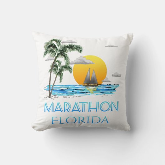 Marathon Florida Kissen (Vorderseite)