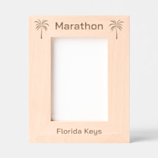 Marathon Florida Laser Gravur Rahmen