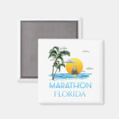 Marathon Florida Magnet (Vorderseite/Rückseite)