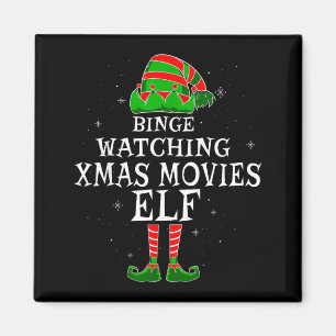 Marathon-Gucken von Weihnachtsfilmen Elf Passende  Magnet